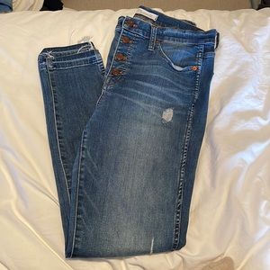 Madewell 10” High Rise Skinny